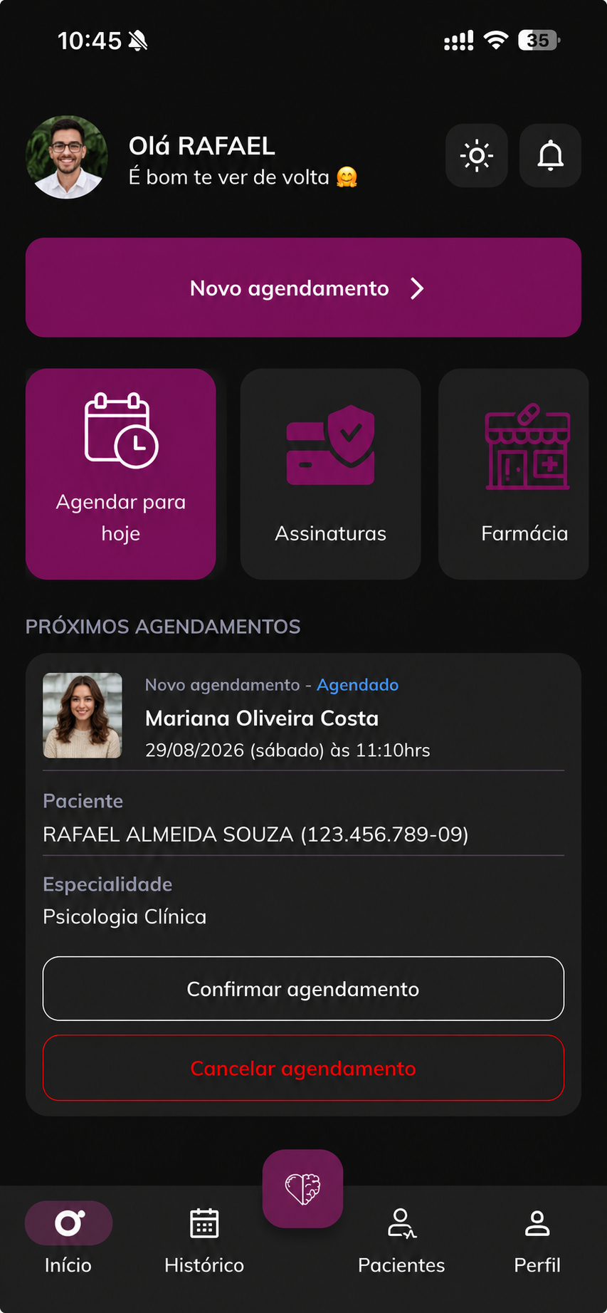 Aplicativo Ubbimed no celular