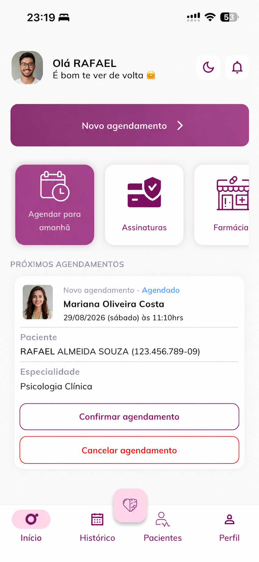 Aplicativo Ubbimed no celular